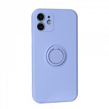 Захисний чохол для iPhone 12 Ring Silicone Case, Lavender