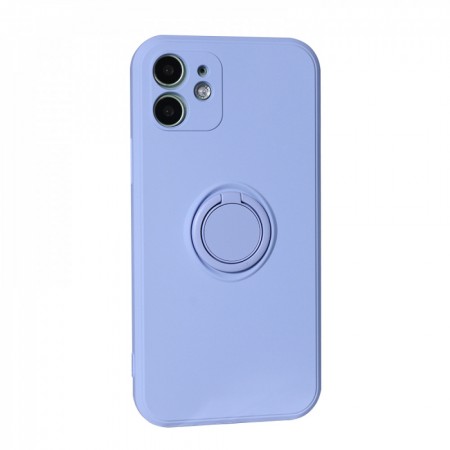 Захисний чохол для iPhone 12 Ring Silicone Case, Lavender