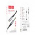 Аудіо-продовжувальний кабель Hoco UPA20, 3.5 мм, 2 м, металевий сірий, високоміцна оплетка з нейлону, високоеластичний TPE