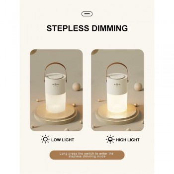 Лампа від комарів Brightlife WT-T30, біла, 360° захист, USB-зарядка