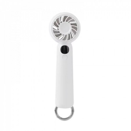 Мини вентилятор Jisulife WT-F08, белый, бесшумный, 1200 мАч аккумулятор