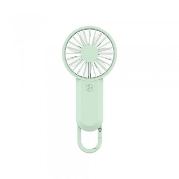 Портативний міні вентилятор Mini Q GL-A8, USB зарядка, три швидкості, зелений