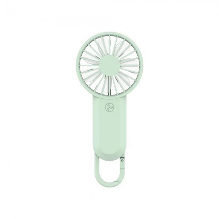 Портативний міні вентилятор Mini Q GL-A8, USB зарядка, три швидкості, зелений