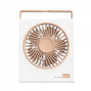 Портативний міні вентилятор Wintop WT-L19 з регульованою швидкістю та тривалим акумулятором, білий