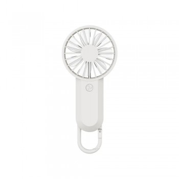 Портативний міні вентилятор Mini Q GL-A8, білий, 3 швидкості, тиха робота