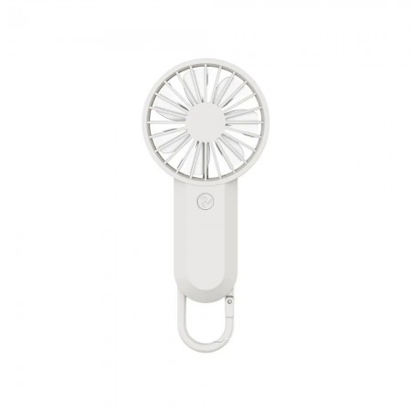 Портативний міні вентилятор Mini Q GL-A8, білий, 3 швидкості, тиха робота