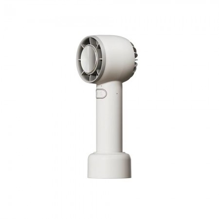 Портативний міні-вентилятор L-01, білий, 2000 мАг, 3 режими швидкості