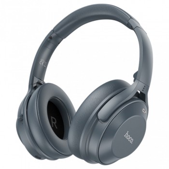 Навушники Bluetooth Hoco W37 Sound Active Noise, з активним шумоподавленням, колір Smoky Blue