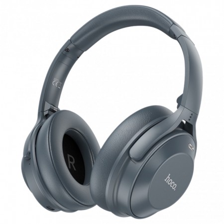 Навушники Bluetooth Hoco W37 Sound Active Noise, з активним шумоподавленням, колір Smoky Blue