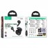 Bluetooth гарнитура Hoco EQ18 TWS, черная, с быстрой зарядкой и защитой от влаги