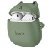 Bluetooth гарнітура Hoco EW45 Forest Cat TWS Green, Bluetooth 5.3, ємність акумулятора 30 мАг, час роботи 4 години