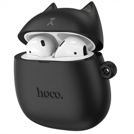Bluetooth гарнітура Hoco EW45 Magic Cat TWS Black, Bluetooth 5.3, час роботи 4 години, зарядний кейс 350 мАг