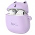 Bluetooth гарнітура TWS Hoco EW45 Lilac Cat Pink, Bluetooth 5.3, час роботи 4 години, зарядний кейс 350 мАг