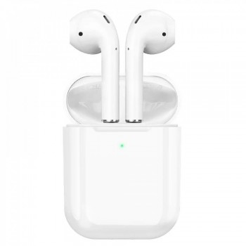 Безпровідні навушники Borofone BW25 TWS, Bluetooth 5.0, білі, до 4 годин роботи