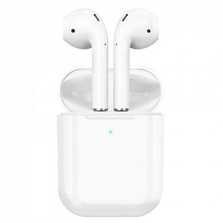 Безпровідні навушники Borofone BW25 TWS, Bluetooth 5.0, білі, до 4 годин роботи