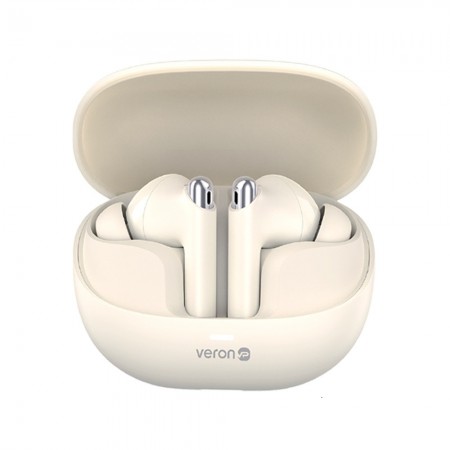 Bluetooth гарнітура TWS Veron AN25, з ENC і ANC, чорна