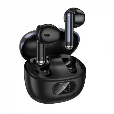 Bluetooth гарнитура Hoco EQ18 TWS, черная, с быстрой зарядкой и защитой от влаги