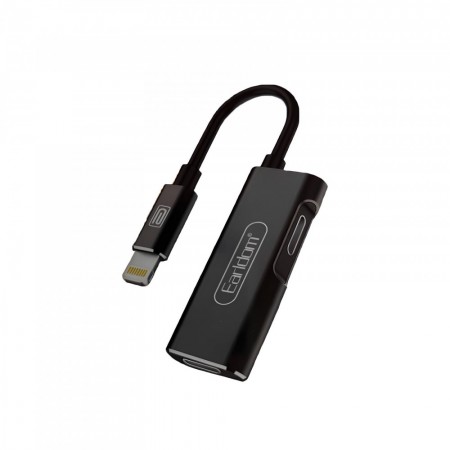 Адаптер перехідник Lightning на 2 Lightning Earldom ET-OT32I, підтримка зарядки та передачі даних