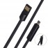 Кабель 2 в 1 Yoobao YB407, Lightning і Micro USB, 2A, 1м, білий
