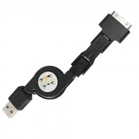 Кабель 3 в 1 Redot UDC2013, 2A, 1м, білий