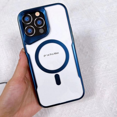 Захисний чохол для iPhone 13 Shark Case з MagSafe, синій