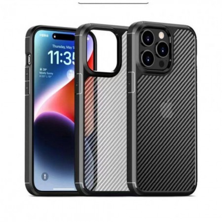 Защитный чехол для iPhone 14 Pro Max Ipaky Carbon Fiber