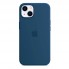 Защитный чехол для iPhone 14 6.1"  Silicone Case Blue Bird Feather, полный размер