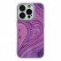 Защитный чехол для iPhone 12 Pro Glitter Marble, сиреневый