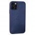 Захисний чохол для iPhone 12 Mini Leather Case with MagSafe, темно-синій