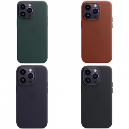 Шкіряний чохол з MagSafe для iPhone 13 Pro Max, секвоя зелений