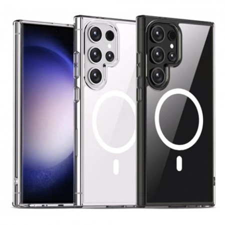 Прозорий захисний чехол для смартфона Samsung S24 Ultra Ipacky Aurora з MagSafe, міцний та легкий