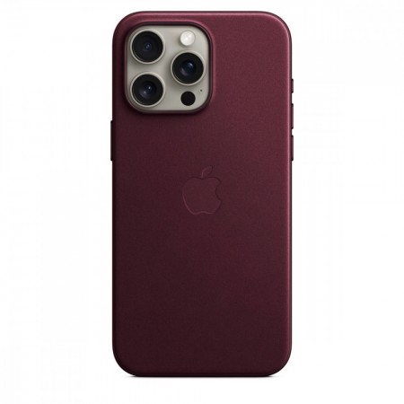 Захисний чохол для iPhone 15 Pro Max Apple Leather Case з MagSafe, Mulberry