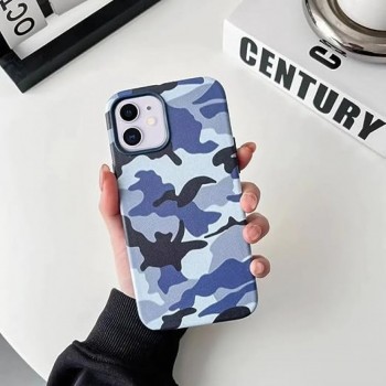 Захисний чохол для iPhone 11 Military Leather з MagSafe, синій