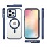 Прозорий Чехол Color Clear Case з MagSafe для iPhone 11 — Синій