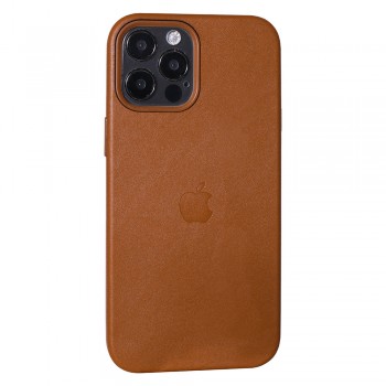 Захисний чохол для iPhone 12 Mini Leather Case with MagSafe, коричневий