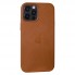 Защитный чехол для iPhone 12/12 Pro Leather Case with MagSafe, коричневый