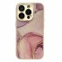 Захисний чохол для iPhone 13 Pro Glitter Marble Case, рожевий