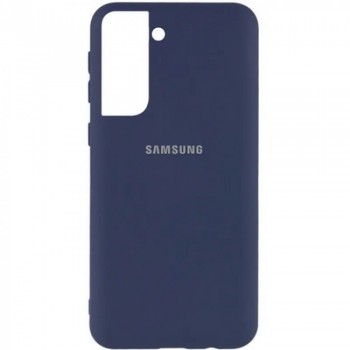 Захисний чохол для Samsung S21 FE Silicone Case, темно-синій