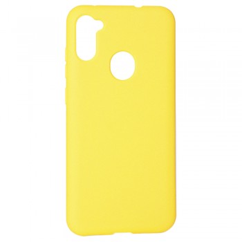 Захисний чохол для Samsung A11 Silicone Case, жовтий