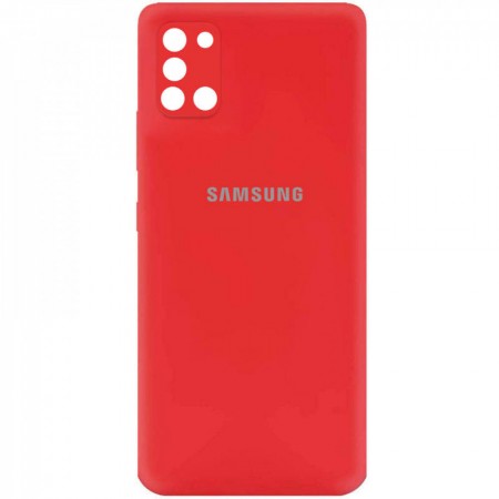 Защитный чехол для Samsung M33  Silicone Case, красный