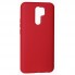Защитный чехол для Xiaomi Redmi 9  Silicone Case, красный