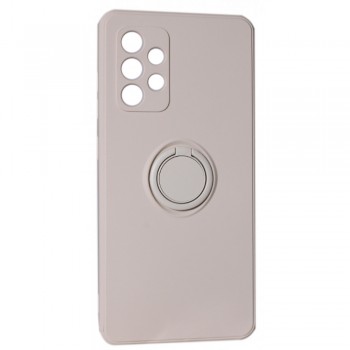 Захисний чохол для Samsung A72 Ring Silicone Case, кам'яний