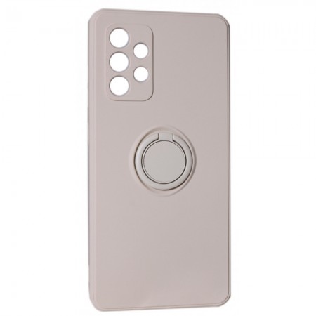 Захисний чохол для Samsung A72 Ring Silicone Case, кам'яний