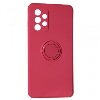 Захисний чохол для Samsung A72 Ring Silicone Case, цегляний