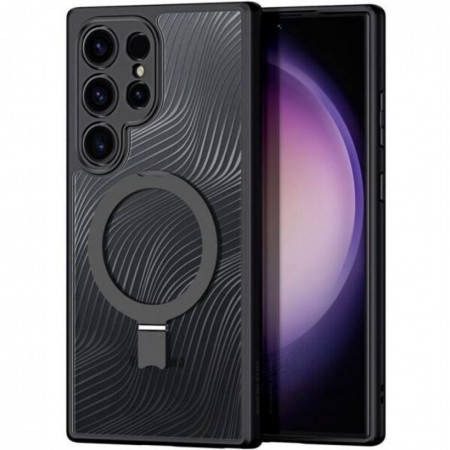 Захисний чохол Aimo Mag Series TPU для Samsung S25 з магнітною підставкою, чорний