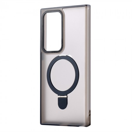 Захисний чохол для Samsung S25 Matte Guard Ring Case з MagSafe, чорний