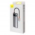 Type-C HUB Baseus Metal Gleam Series WKWG020013 5 в 1, сірий, 4 порти USB-A 3.0, HDMI, OTG