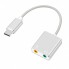 Аудіо Адаптер перехідник USB C до звукової карти UGREEN, сумісність з Mac та Windows, стереозвук