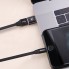Адаптер перехідник OTG USB-C на USB Baseus CATOTG-01, чорний, підтримка швидкої передачі даних, компактний дизайн