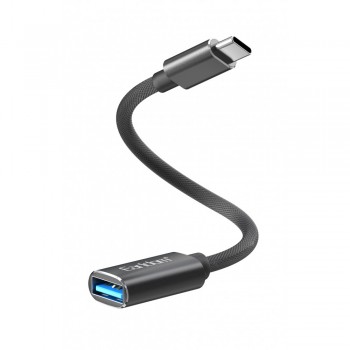 Адаптер перехідник OTG USB-C на USB Earldom ET-OT85, підтримка швидкої передачі даних, сумісність з Android пристроями